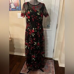 NWT Lularoe Deanne II embroidered dress